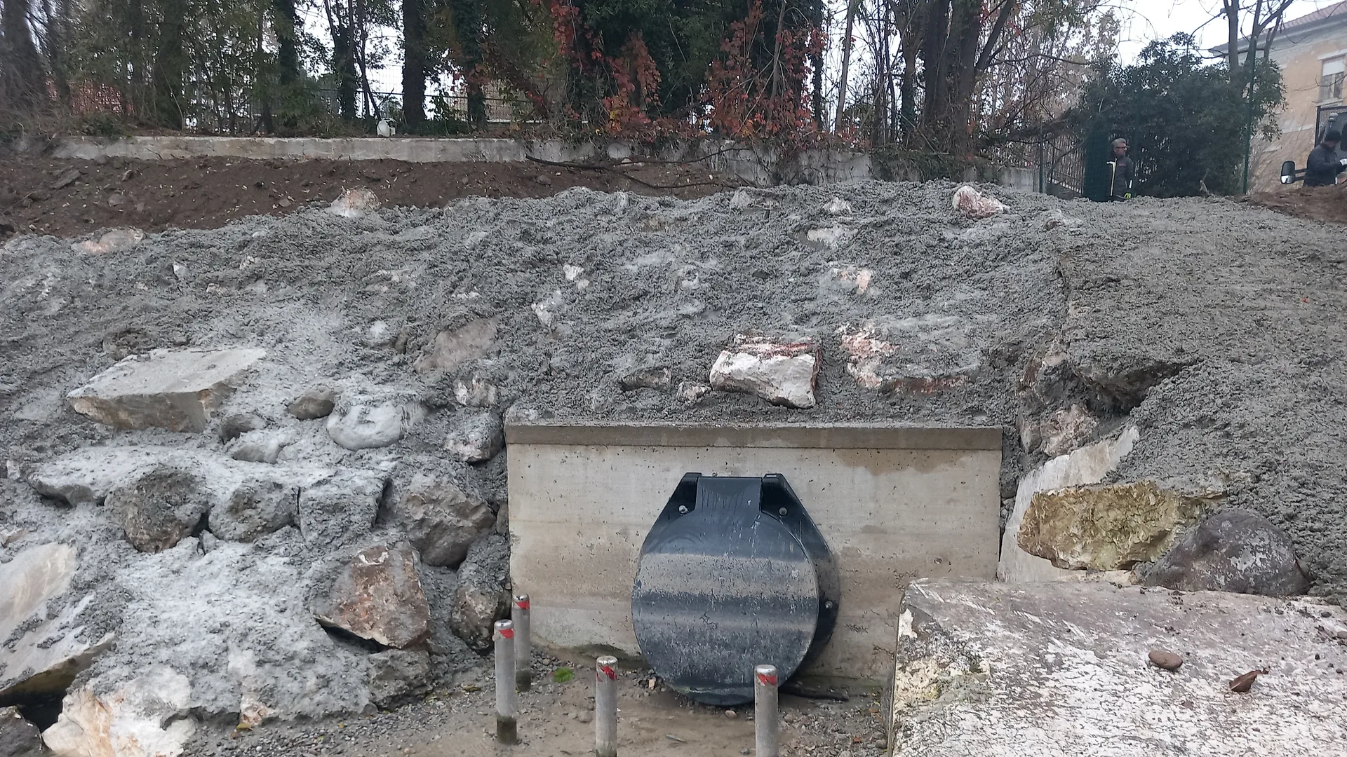 urbanizzazione VIA CORELLI MILANO valvola clapet acque bianche 4